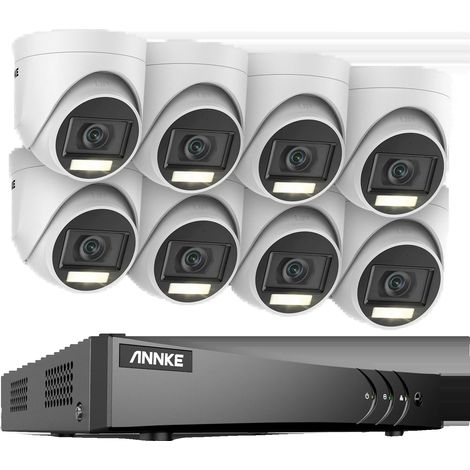 Sistema de vigilancia, cámaras de 5 MP, compresión H.265+, cámara CMOS 3K-a, 2 TB (1/2)