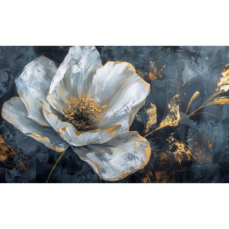 Copritermosifone Copritermosifone Decorativo Fiore Oro Glamour (1/3)
