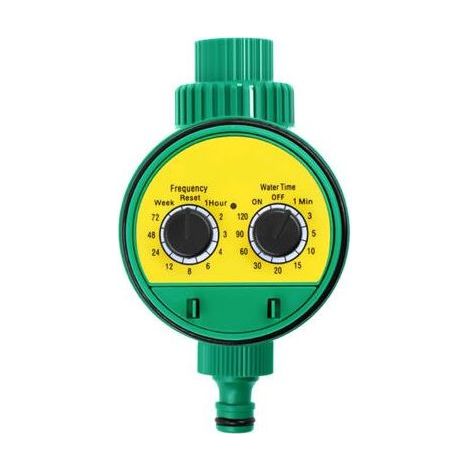 Minuteur arrosage auto intelligent à bouton rotatif sur piles, pour jardin pelouse serre, simple (1/5)