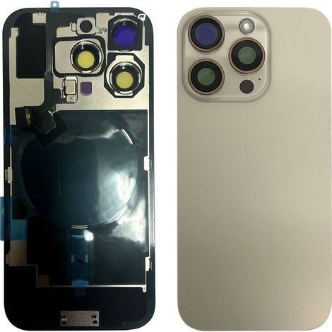Cover posteriore per iphone 16 pro con piccole parti - desert titanium 224301312