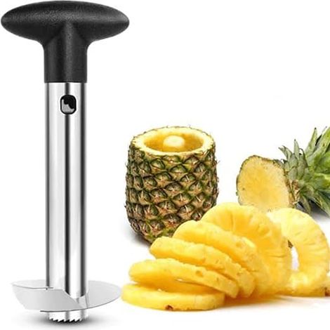1 éplucheur d'ananas, coupe-ananas, trancheuse à ananas (1/4)
