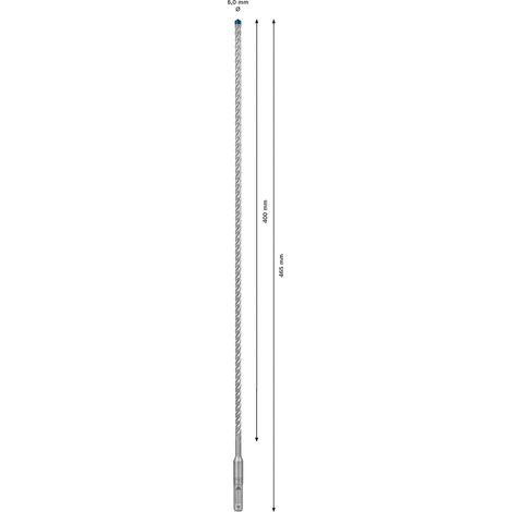 Foret béton pour perforateur SDS-Plus 7X 6 x 400 x 465mm - BOSCH EXPERT - 2608900076