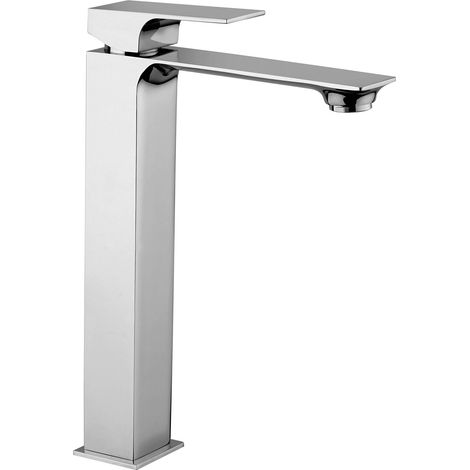Mitigeur hauteur 278 mm pour lavabos en laiton couleur chrome Paini Venti V2CR211LLSR  Chromé - Vidage clic clac 1"1/4