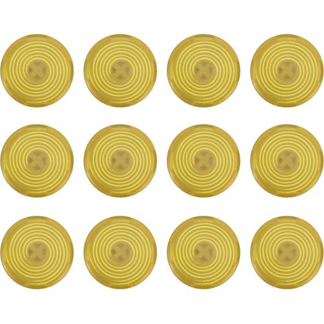 12 capuchons de bouton d'arcade de remplacement mécanique jaune pour interrupteurs Kailh, Cherry, TTC, Akko et Glorious (1/5)