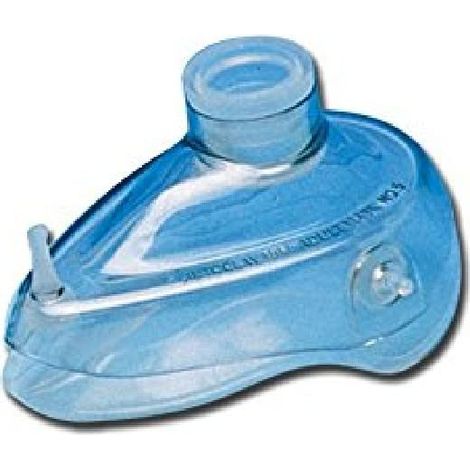 Gima - Mascherina in Silicone e Policarbonato, Autoclavabile 40 volte, Misura n. 5 Adulto Large, Latex Free, 1 pz.