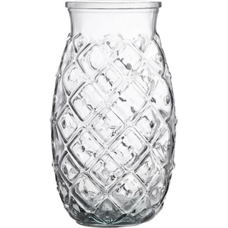Verre à Cocktail Ananas en Verre 480ml Robuste et Confortable pour Usage Domestique et Fêtes, Coupe à Vin Décorative Design Original et Élégant (1/5)