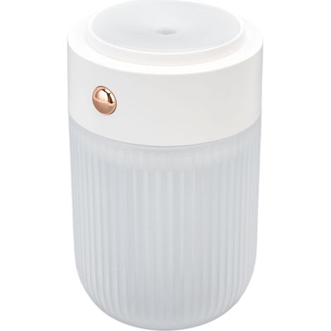 250-ml-Mini-Luftbefeuchter mit USB-Anschluss, farbiger Lampe, für Auto, Büro, Wohnzimmer, Weiß (1/5)