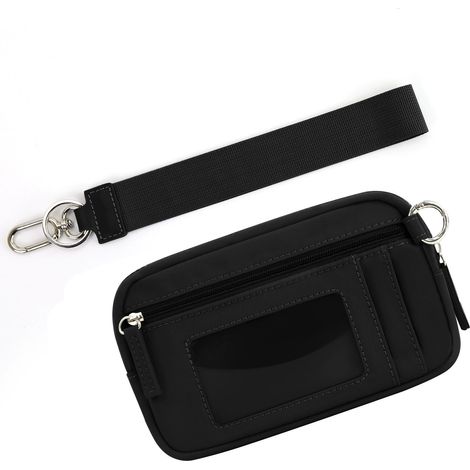 Portefeuille bracelet en nylon imperméable avec emplacements pour cartes, porte clés et monnaie fem (1/3)