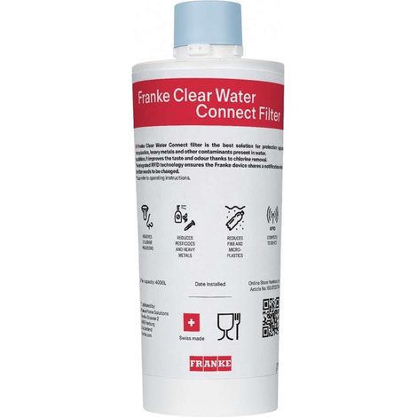Franke - Cartucho de repuesto Clear Water Connect 150.0722.734 (1/2)