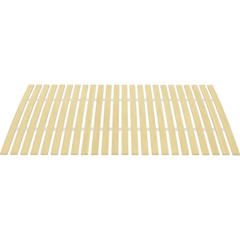 Lit double  Lit adulte  Latte de rechange pour sommier avec 24 lattes 120 x 200 cm