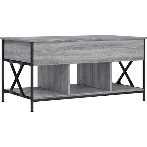 Maison Exclusive - Couchtisch Grau Sonoma 100x55x50 cm Holzwerkst
