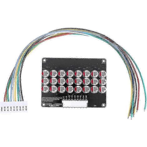 Carte de gestion de batterie (BMS) avec condensateur d'égalisation d'énergie pour batterie LiFePO4/LiPo/LTO 8S active (2025). (1/5)