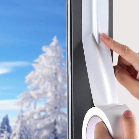 Window Sealing Tape 20m, Anti-Air Leakage in Winter, Thermal Insulation, Strong Adhesion, No Sticky Residue, Waterproof, Reinforced Anti-Wind Deng Sealing Tape (1/2)