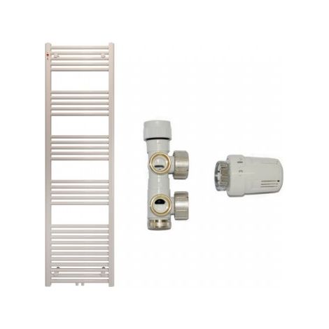 Badheizkörper Royal Handtuchheizkörper Mittelanschluss Weiss Handtuchwärmer 500x1200 mm (1/5)