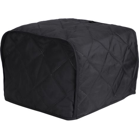 Housse De Protection Pour Four Électrique - En Polyester Pongée Résistant À La Poussière - Pour Cuisine Domestique - Noir 30x28x22cm (1/5)