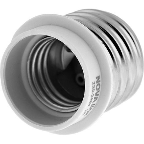 Adattatore Portalampada da E40 a E27 Bianco 240V Novaline