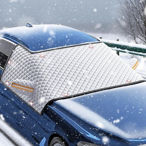 Bâche pare-brise voiture magnétique 4 saisons, protection hiver/été (1/5)