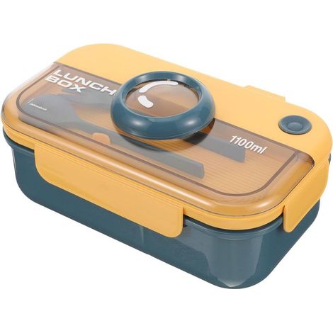 Boîte à bento portable en plastique LALAFINA 1100 ml avec (1/5)