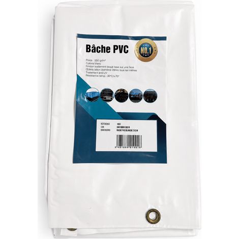 SODEPM-Bâche PVC 550gr/m² 4m X 5m (1/4)