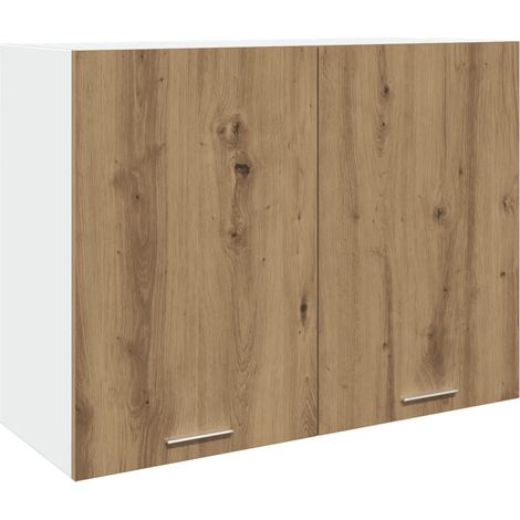 vidaXL Mobile Pensile Rovere Artigianale 80x31x60 cm Legno Multistrato