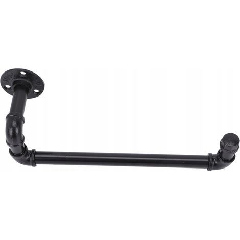Porte-Serviettes Fer Noir Style Industriel (1/4)