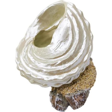 Muscheldekoration aus Kunstharz Lebensechte Conch Form