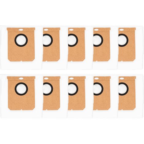 Cecotec Set 10 Sacchetti Aspirapolvere a Traino Conga Powerbag 2000 Compact Plus. Alta Filtrazione e Resistenza, Installazione Facile, Massima Qualità, Maggiore Durata, Efficienza Sicura