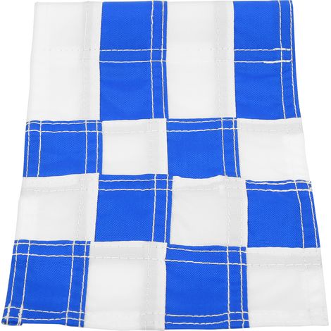 Drapeaux de golf à damier pour trous de golf, poteaux pour putter, grilles bleues, pour l'entraînement au putting dans le jardin. (1/5)