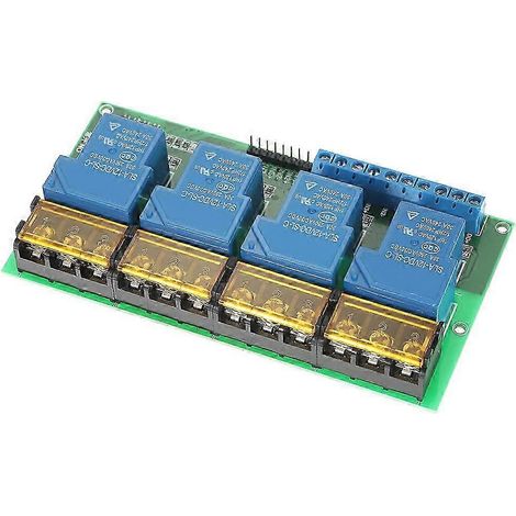 4-Kanal 12V DC 30A Relaismodul-Steuerplatine mit Optokoppler-Isolation und High/Low-Auslösung SZRH AS (1/5)