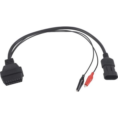 Adaptateur 3 Broches vers OBD2 16 Broches, Câble de Diagnostic Auto Professionnel pour Fiat (1/5)