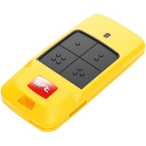 Mando a distancia por radio de 4 canales bft mitto cool c4 50/100m amarillo - 2614317