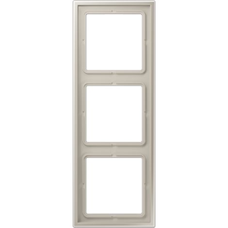 Jung Marco triple, LS ZERO, termoplástico lacado, acero inoxidable, montaje vertical y horizontal LSZ ES 983 BF