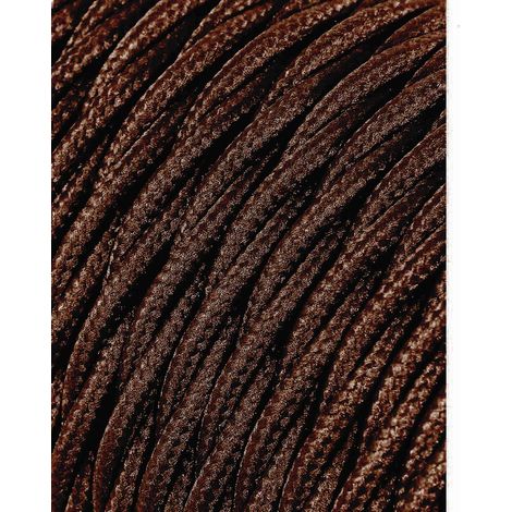 Geflochtenes Textilkabel 2x0,75mm c-20 braun Seide 5m (1/2)