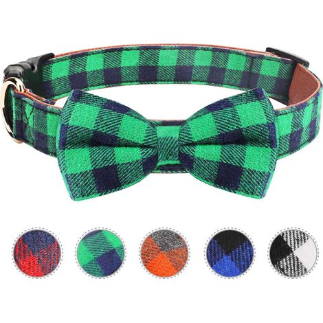 Cravate collier chien et chat (L, vert) (1/2)