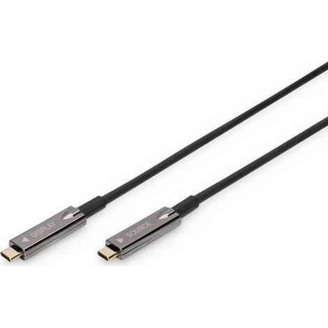 DIGITUS 4K USB 3.1 Typ - C AOC AV-Anschlusskabel, 15m (1/2)