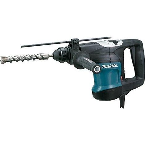 Makita HR3200C Trapano Demolitore Nero e Blu (1/2)