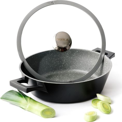Marmite en aluminium 28 cm avec couvercle induction Gota Cook duka (1/5)