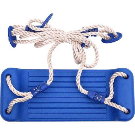 Sièges de balançoire avec cordes 2 pcs bleu 38x16 cm PE CFW12783 (1/4)