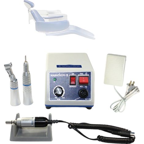 Micromotor dental, 35000 RPM, herramienta de pulido multiusos, color blanco. (1/2)