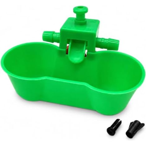 Abreuvoir Automatique pr Volailles , vert + vis noires (1/4)