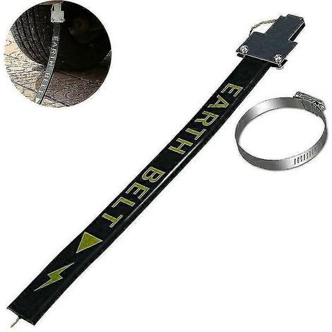 Promotion hivernale, ruban réfléchissant antistatique de sécurité pour voiture, sangle de mise à la terre pour véhicule (1/4)