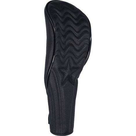 Housse de tête de club de golf imperméable en cuir PU, protection noire n° 1 (1/5)