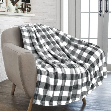 Couverture Jetable - Polyester - 130 x 100 cm - Gris - Pour Canapé Lit Camping Intérieur Extérieur - 1 Pièce (1/5)