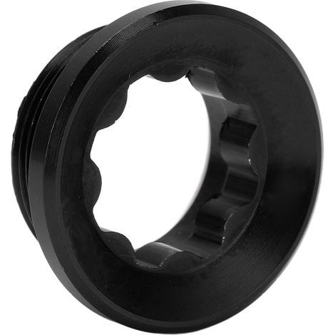 RISK 20-mm-Kurbelgehäusedeckel aus Aluminiumlegierung, M20, für Rennräder und Mountainbikes. Befestigungsschraube Torx M20, schwarz. (1/5)