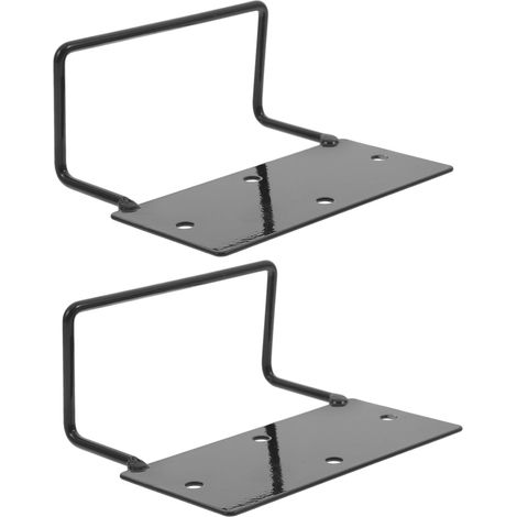 Befestigung 2 Stück Matratzenstopper aus Metall ohne Bohren Schwarzer Bettgestell mit Hoher (1/5)