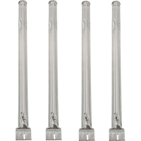 Lot de 4 tubes de brûleur à gaz en acier inoxydable universel haute résistance pour barbecue (1/5)