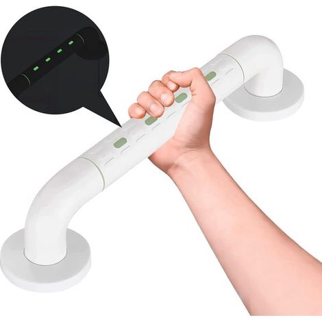 Haltegriff für die Badewanne – mit Leuchtstoffröhren, 40 cm, Nylon & Edelstahl, rutschfest, geeignet für Senioren und Kinder (1/5)
