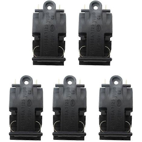 Lot de 5 interrupteurs thermostatiques pour bouilloires, contrôle de température et commande de vapeur (1/5)