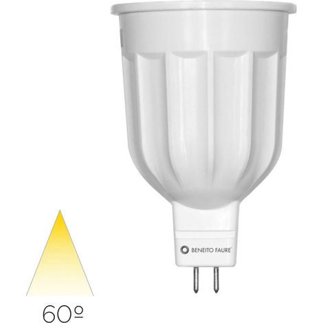 Lampadina LED Dicroica Beneito & Faure Power MR16 12W 12V 60° 3000K 950lm - Luce Calda Naturale per Illuminazione Interni di Qualità