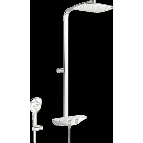 Hansa Emotion - Le set de douche avec thermostat, 36x22 cm, blanc/chrome 5865017182 (1/3)